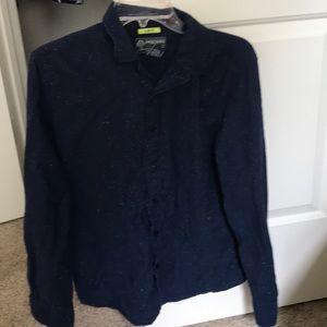 Blue long sleeve slim fit size M